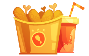 سطل مرغ سوخاری