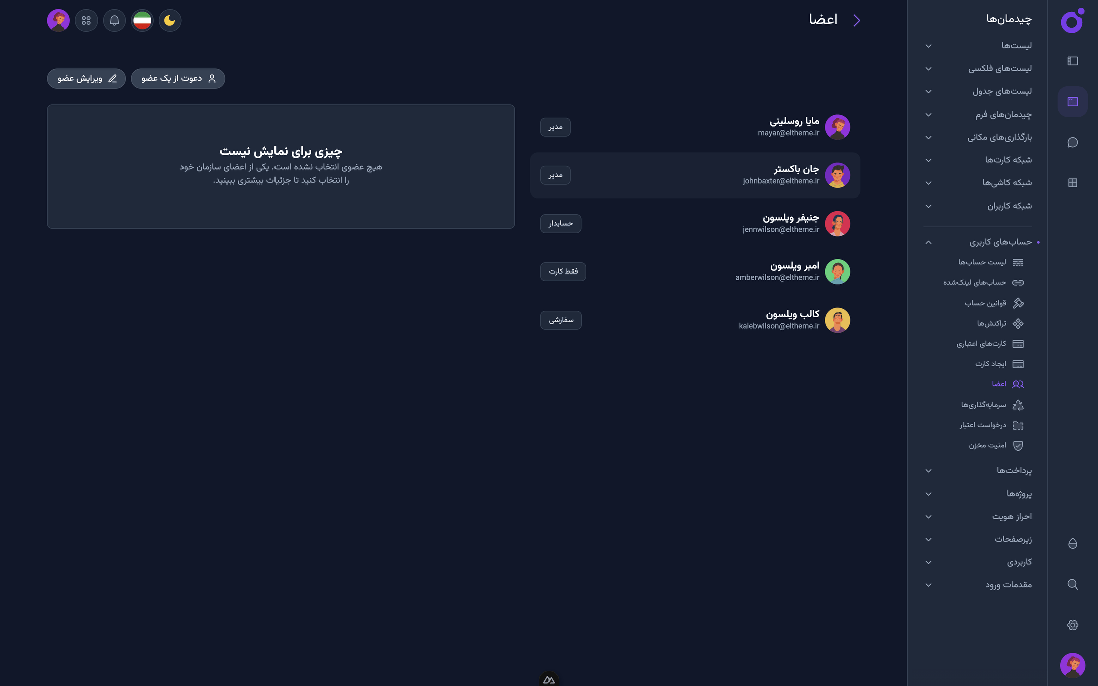Tairo - جزئیات عضو
