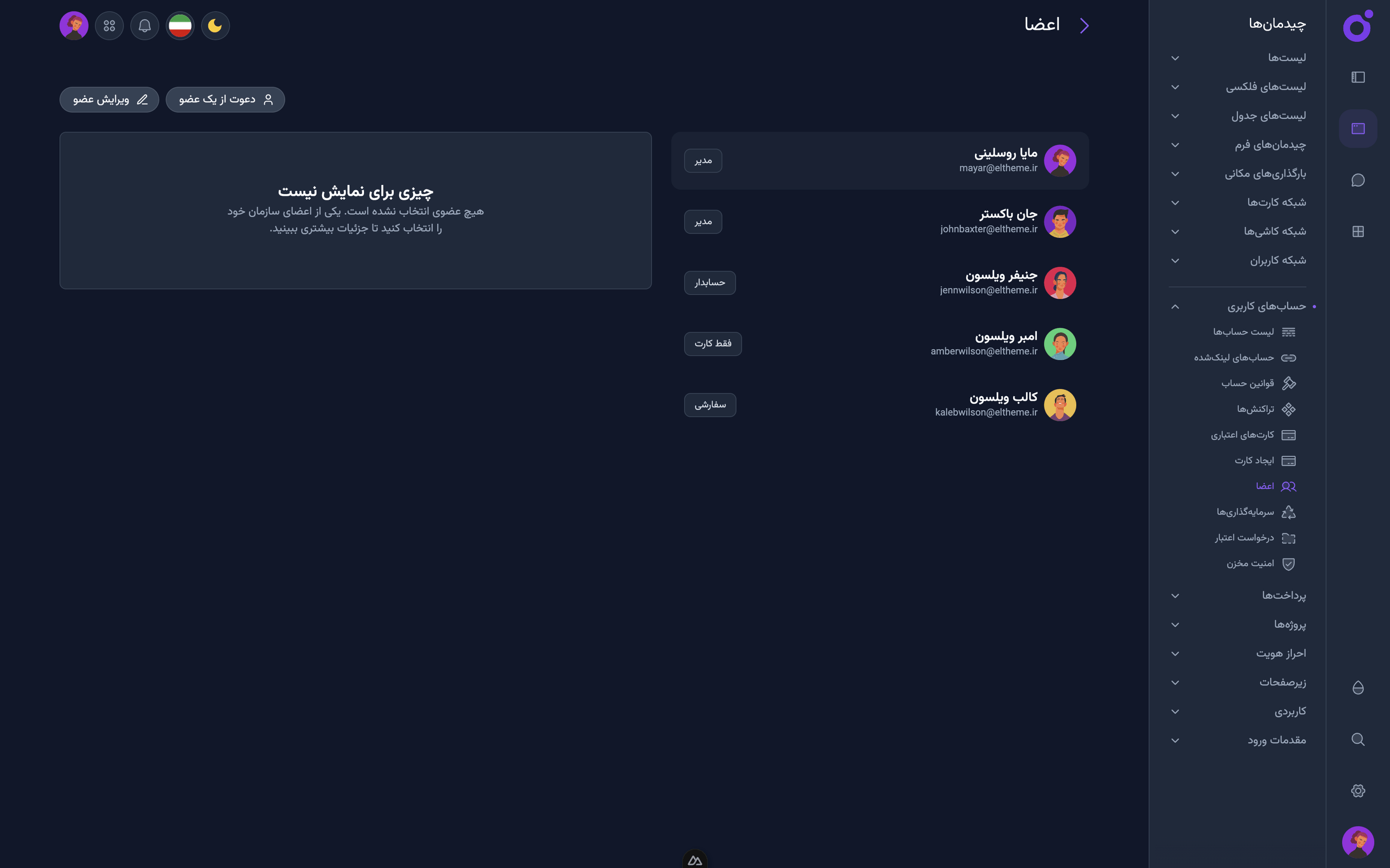 Tairo - جزئیات عضو