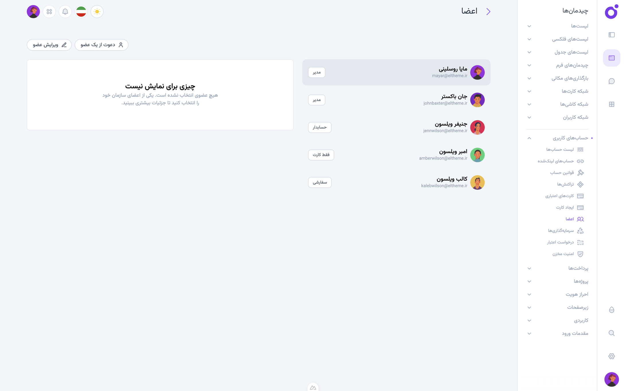 Tairo - جزئیات عضو